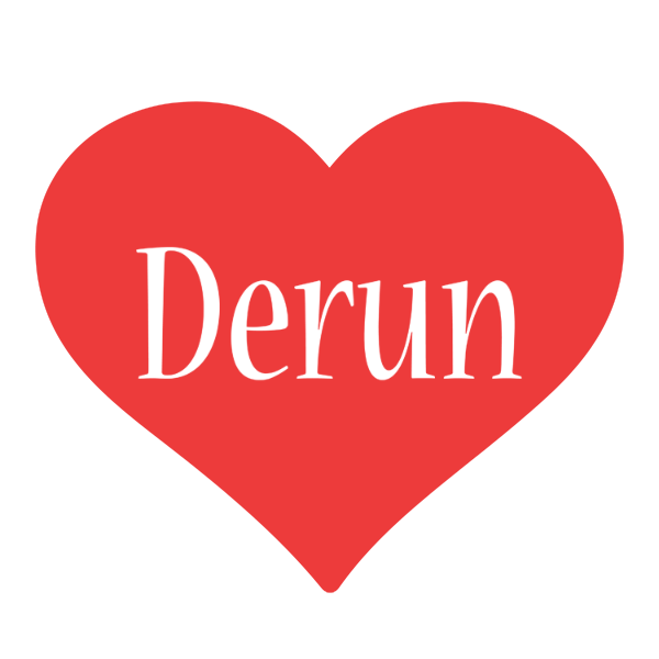 Derun love logo