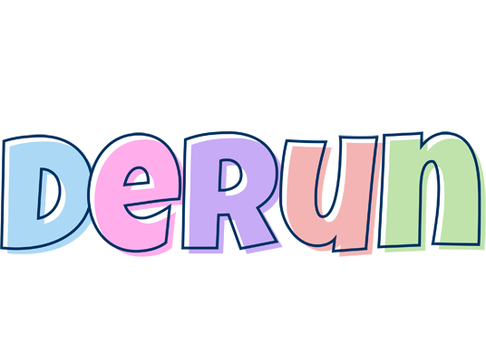 Derun pastel logo