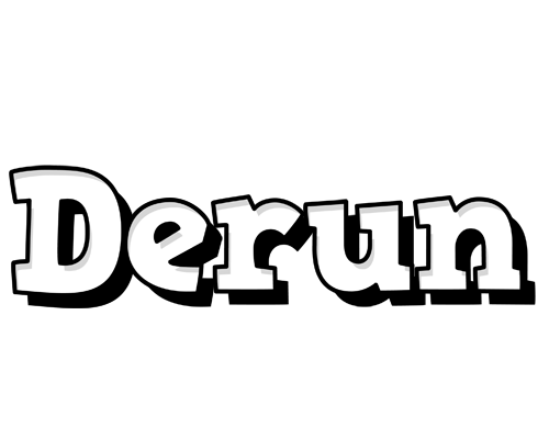 Derun snowing logo