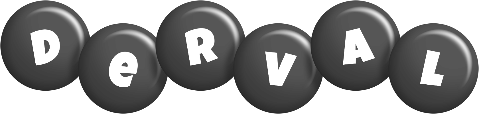 Derval candy-black logo