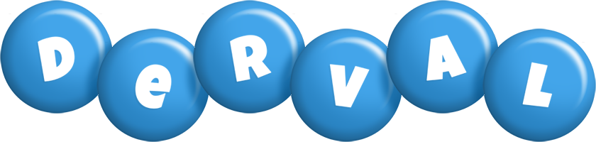 Derval candy-blue logo