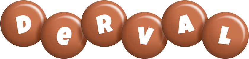 Derval candy-brown logo