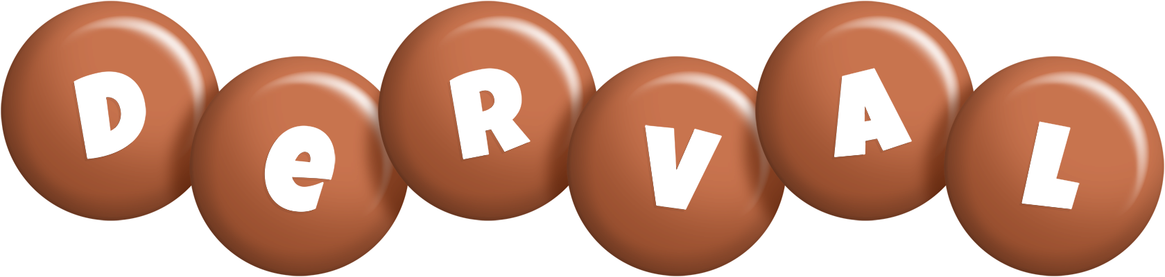 Derval candy-brown logo