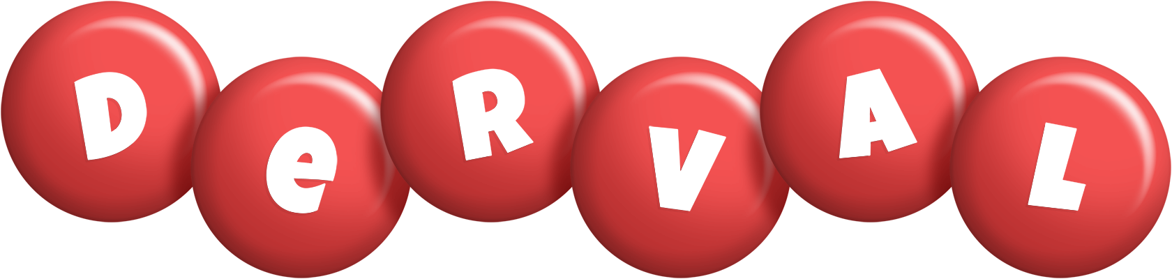 Derval candy-red logo