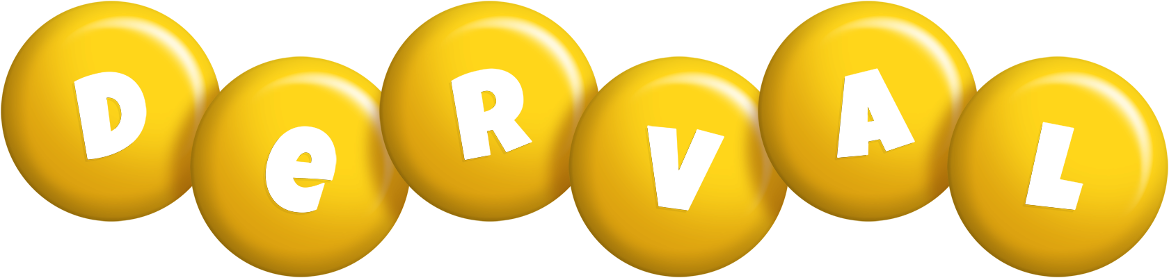 Derval candy-yellow logo