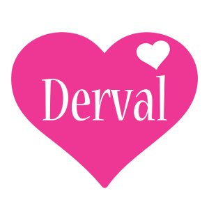 Derval love-heart logo