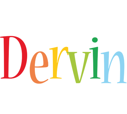 Dervin birthday logo