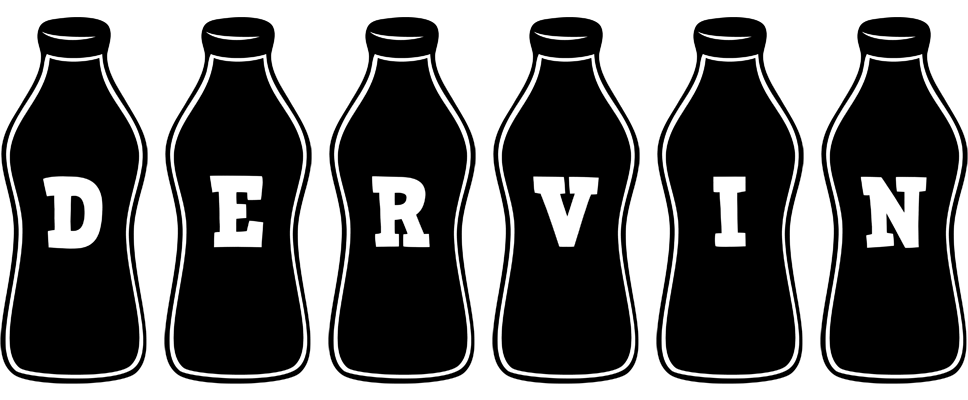 Dervin bottle logo