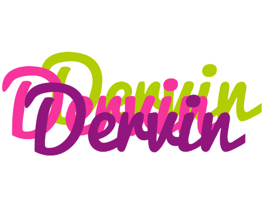 Dervin flowers logo