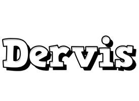 Dervis snowing logo