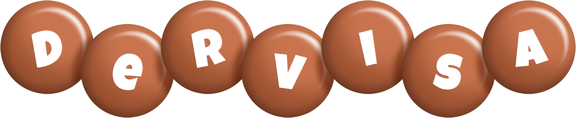 Dervisa candy-brown logo