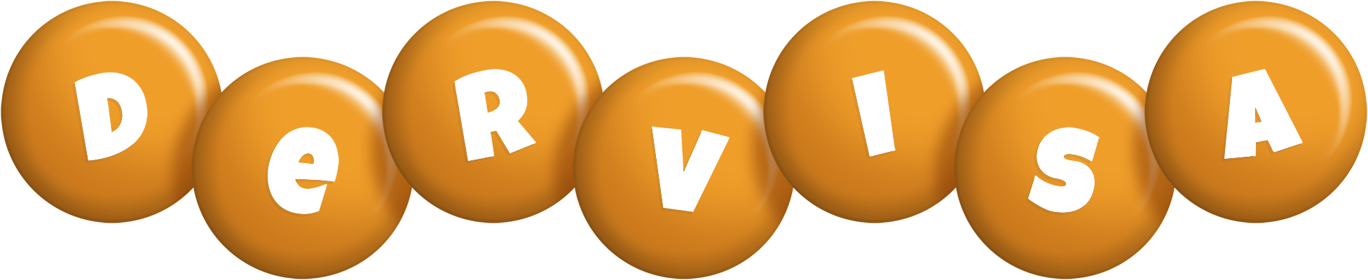 Dervisa candy-orange logo