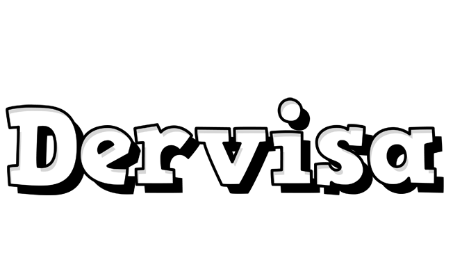 Dervisa snowing logo