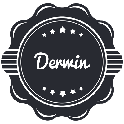 Derwin badge logo