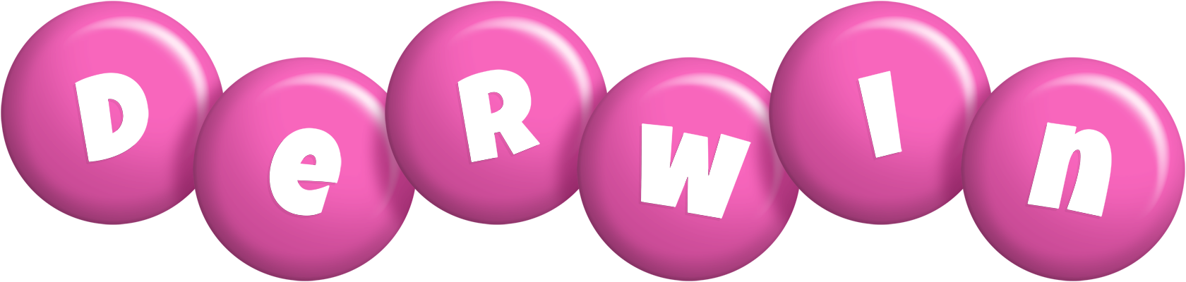 Derwin candy-pink logo