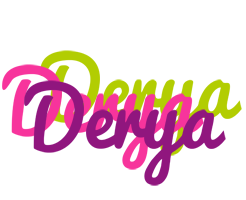 Derya flowers logo