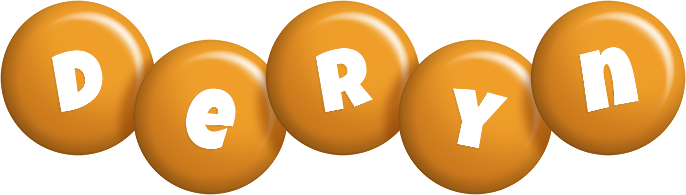 Deryn candy-orange logo