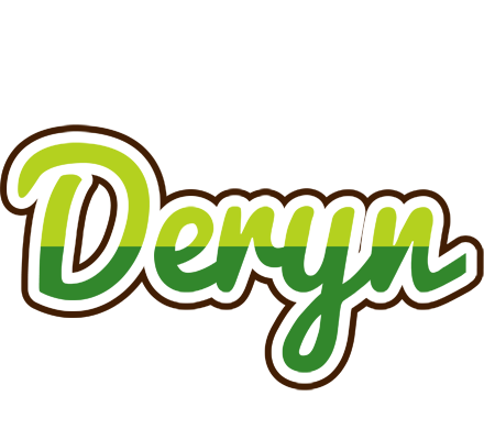 Deryn golfing logo