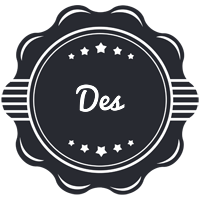 Des badge logo