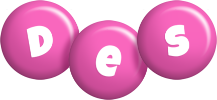 Des candy-pink logo