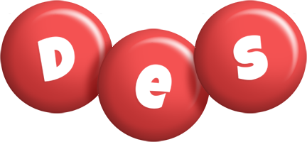 Des candy-red logo