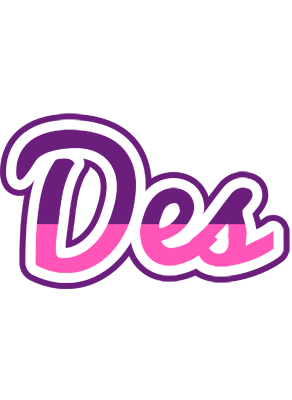 Des cheerful logo