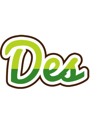 Des golfing logo