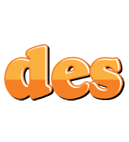 Des orange logo