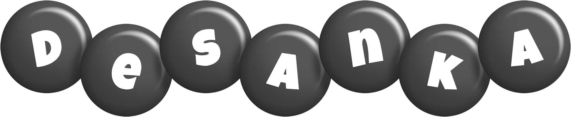 Desanka candy-black logo