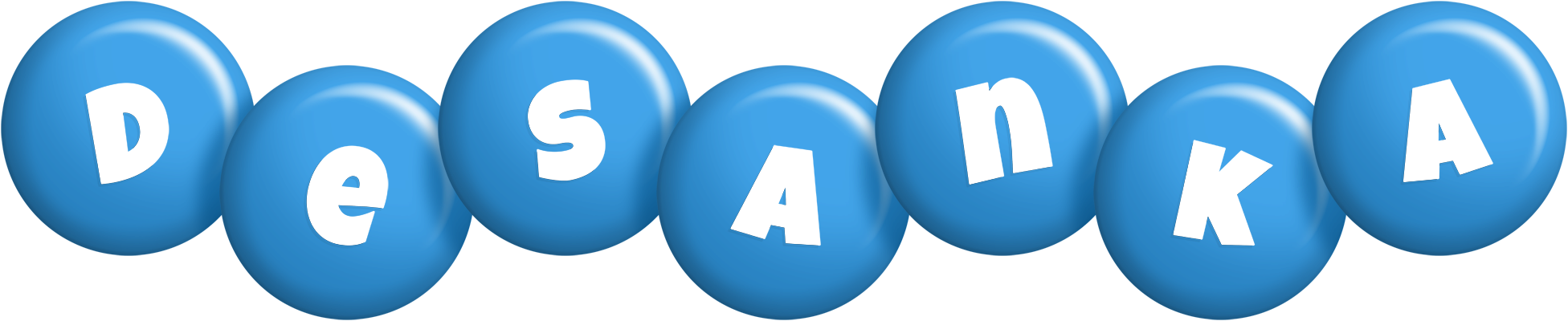 Desanka candy-blue logo