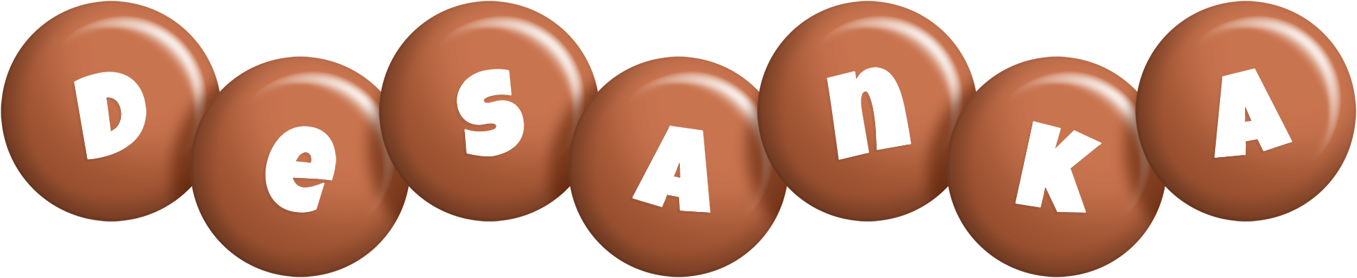Desanka candy-brown logo
