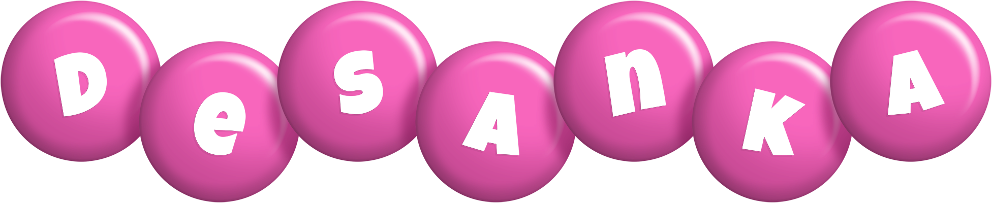 Desanka candy-pink logo