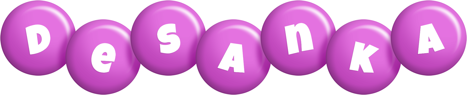 Desanka candy-purple logo