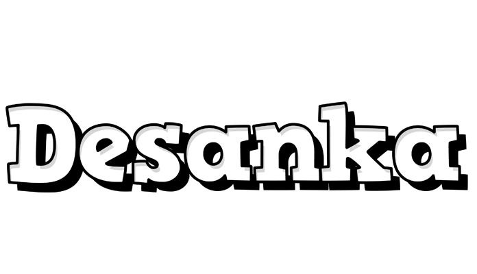 Desanka snowing logo