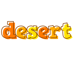 DESERT logo effect. Colorful text effects in various flavors. Customize your own text here: https://www.textgiraffe.com/logos/desert/