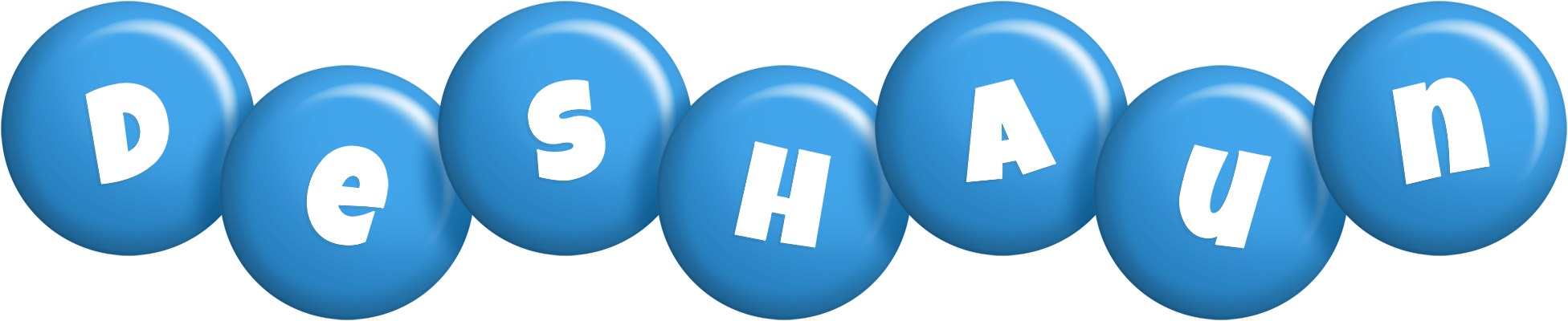 Deshaun candy-blue logo