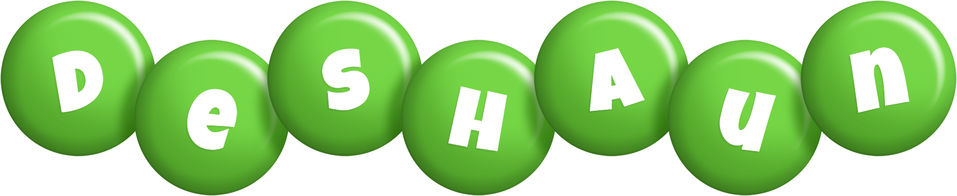 Deshaun candy-green logo