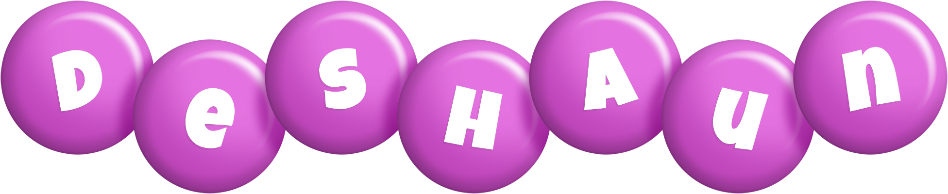 Deshaun candy-purple logo