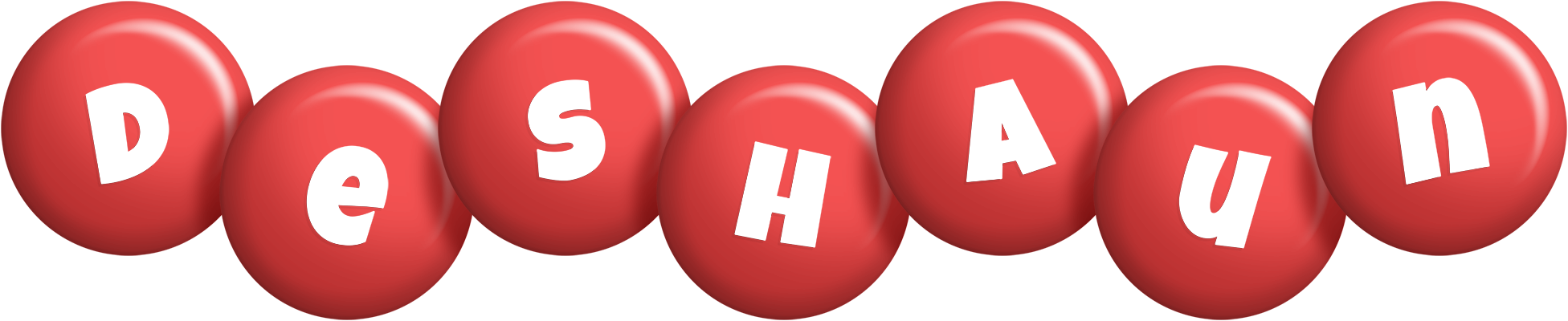 Deshaun candy-red logo