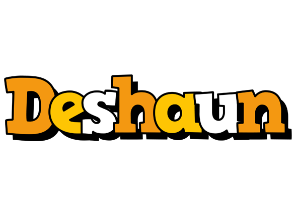 Deshaun cartoon logo