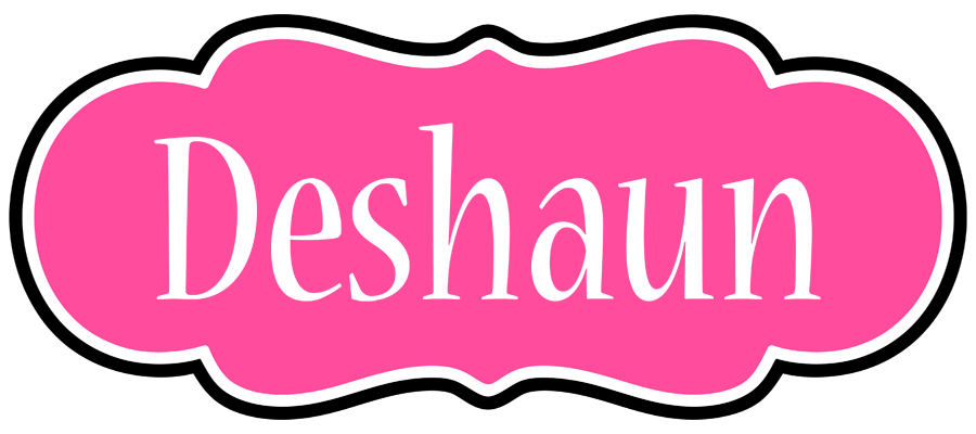 Deshaun invitation logo