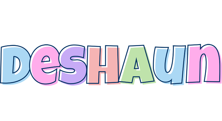 Deshaun pastel logo