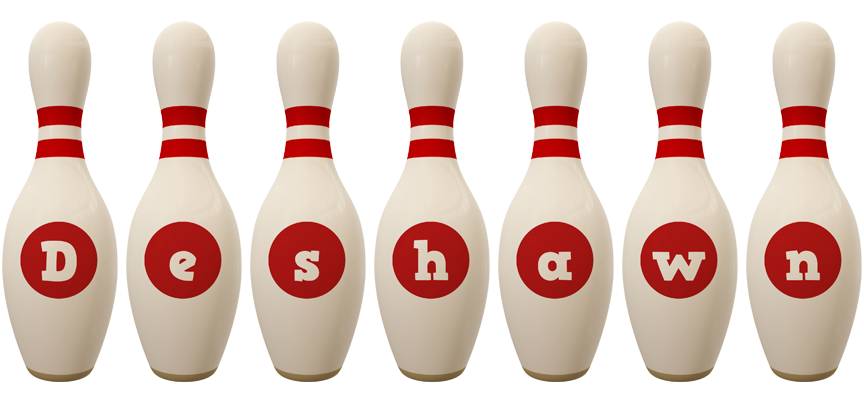 Deshawn bowling-pin logo