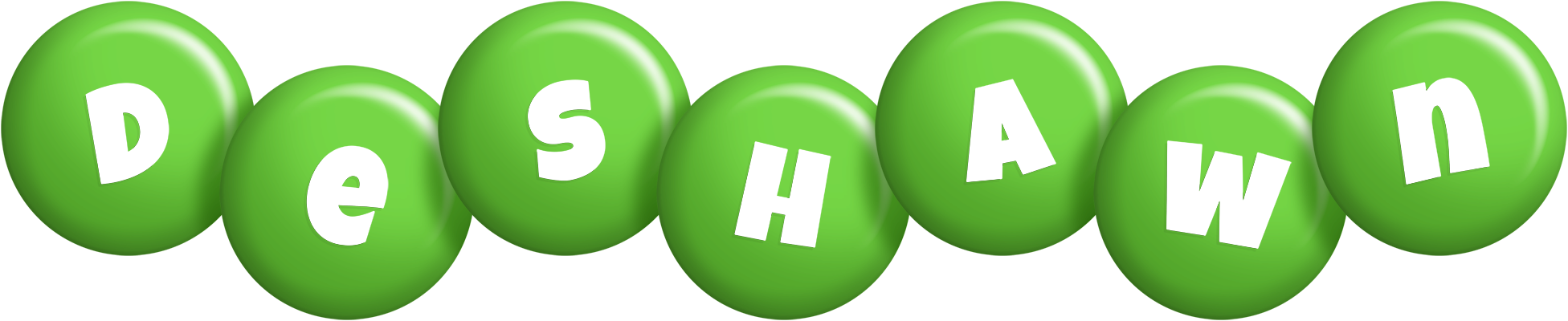 Deshawn candy-green logo