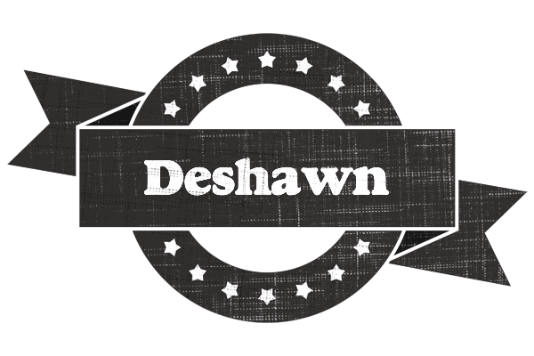 Deshawn grunge logo