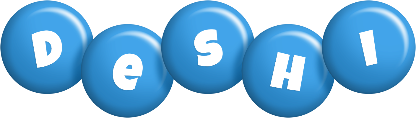 Deshi candy-blue logo