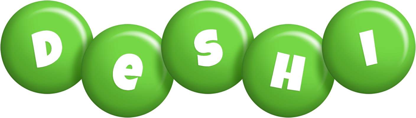 Deshi candy-green logo