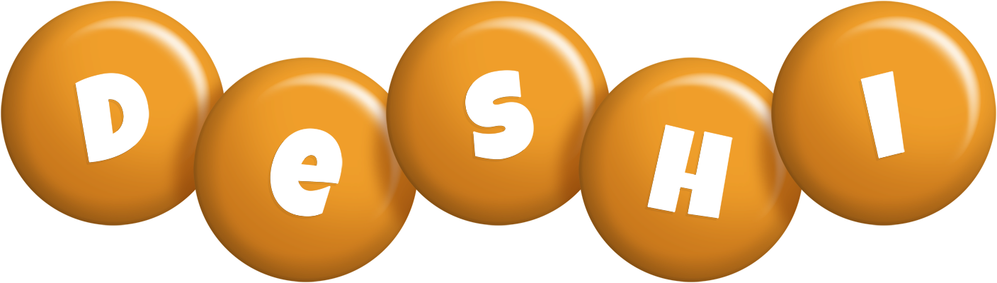 Deshi candy-orange logo