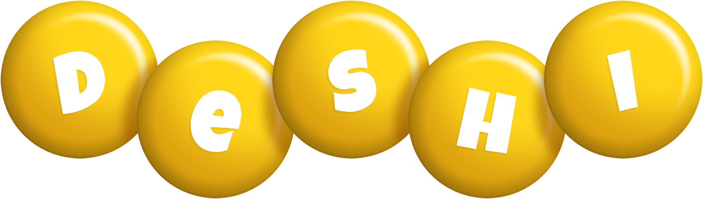 Deshi candy-yellow logo