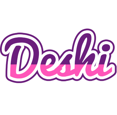 Deshi cheerful logo